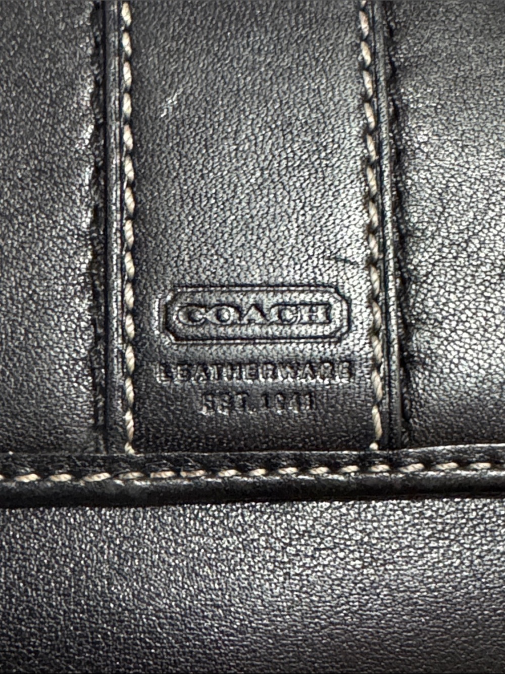 Coach Black Leather Continental Wallet - Picture 3 of 14